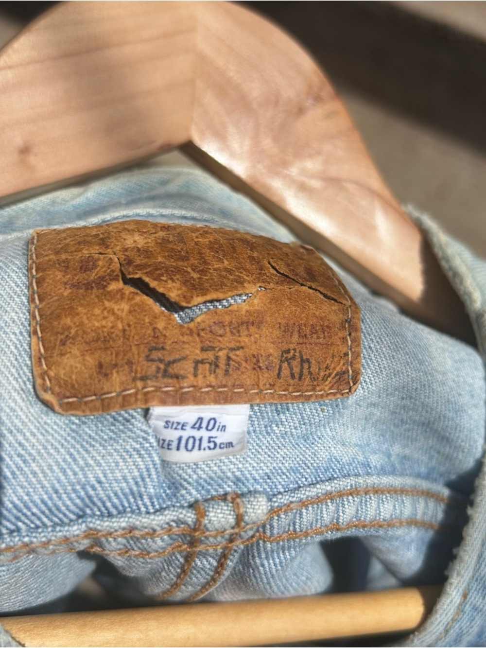 Big John Vintage Men’s Denim Vest Size 40in/ 101.5cm Chest - Picture 2 of 16